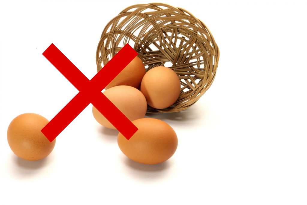 卵は一つの籠にもるな